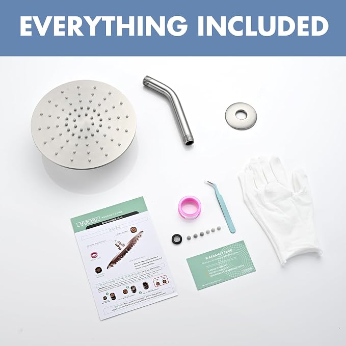 Rainfall Shower Head, MEDIOMI Rain Shower Head Set - Image 9