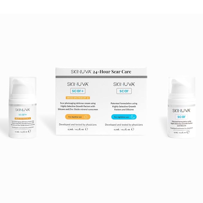 Skinuva® 24 Hour Care Kit: Next Generation Scar & Next Generation Scar+ SPF 30 by Skinuva