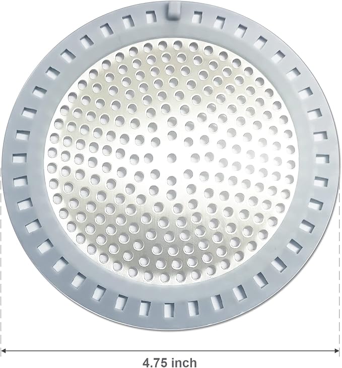 2PCS Shower Drain Hair Catcher, Shower Drain Strainer, Stainless Steel - Image 2