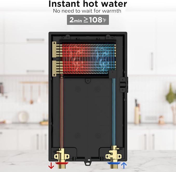 Airthereal Electric Tankless Water Heater, 240 Volts - Image 3