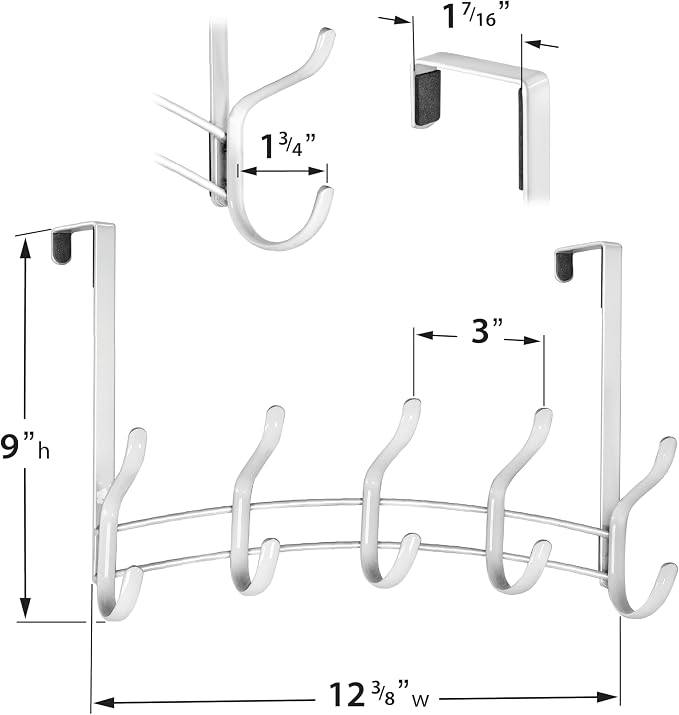 LYNK Professional® Home™ Over Door Hooks Rack - Image 6