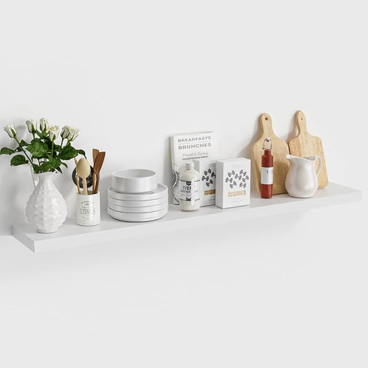 Vivelove Wooden Floating Shelves by VIVELOVE