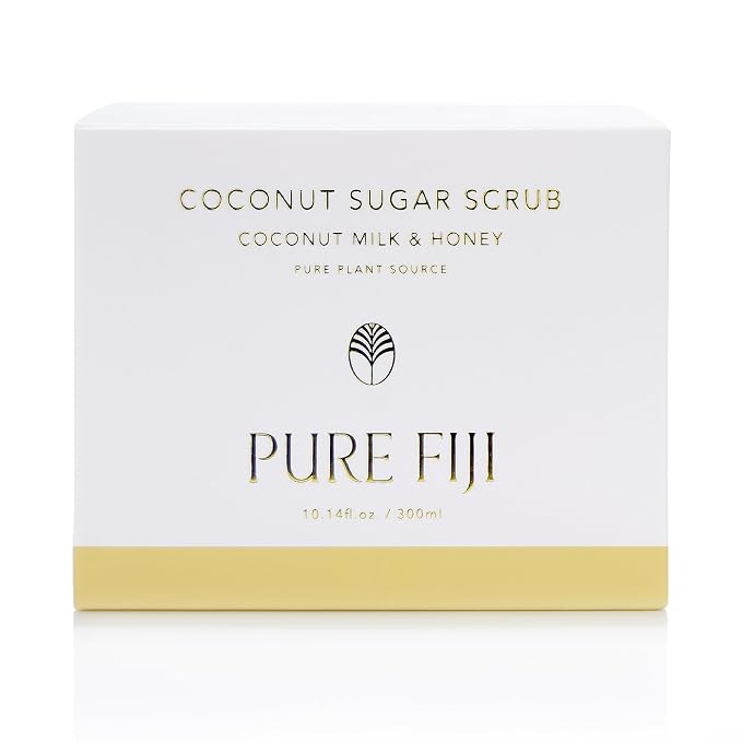 Pure Fiji Coconut Sugar Body Scrub, Coconut Milk & Honey - Image 3