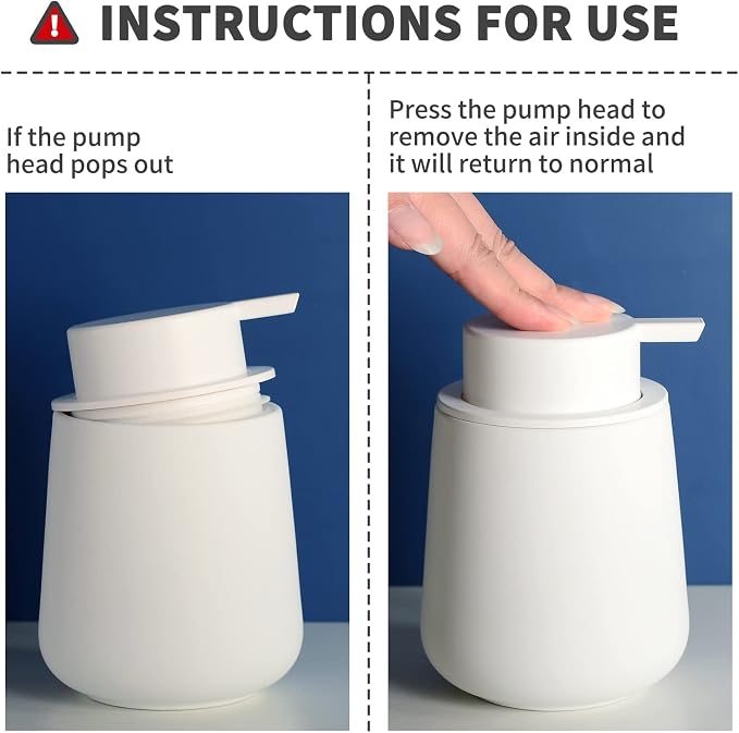 BosilunLife Foam Soap Dispenser - 12 oz Bathroom Lotion Pump - Image 6