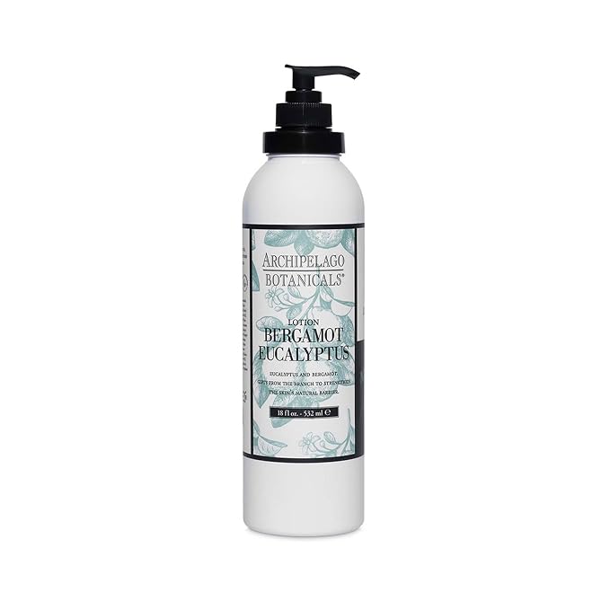 Archipelago Botanicals Bergamot Eucalyptus Lotion, Hydrating Lotion by Archipelago