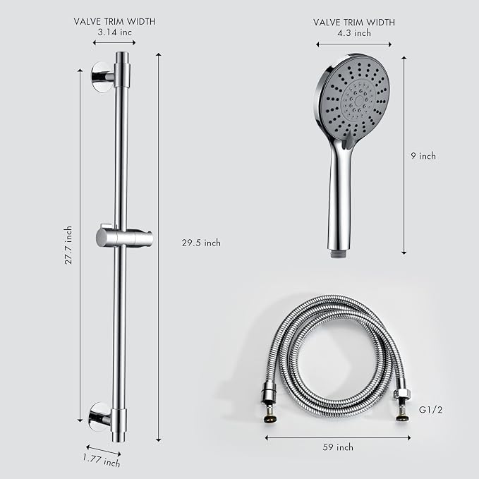 Adjustable Shower Slide Bar - Image 6