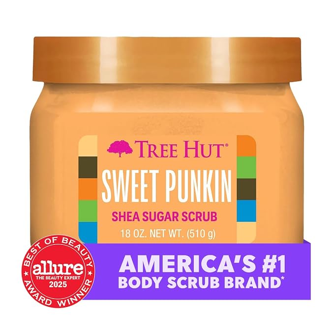 Tree Hut Shea Sugar Scrub Sweet Punkin | Exfoliating Body Scrub Removes Dead - Image 4