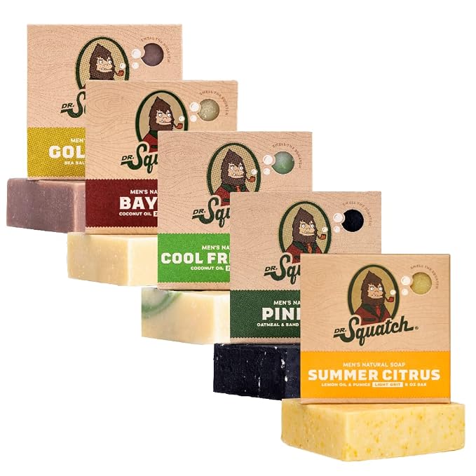 Dr. Squatch Natural Bar Soap for Men by DrSquatch