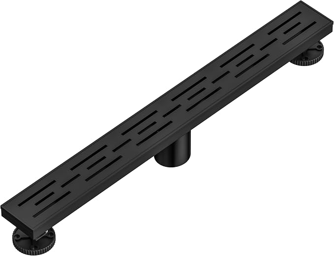 Neodrain 32 in Matte Black Linear Shower Drain, Rectangular Linear Shower Drain - Image 2