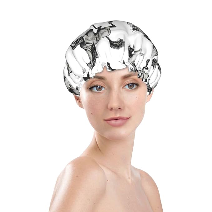 Elegant Running Horse Shower Cap - Image 3