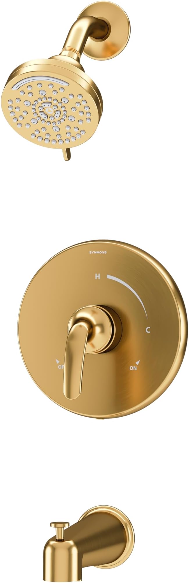 Elm Single Handle Wall Mounted Tub and Shower Trim Kit by Symmons