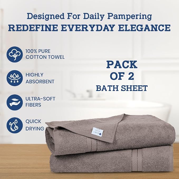 Casa Lino Bath Sheets Set Extra Large - Image 2