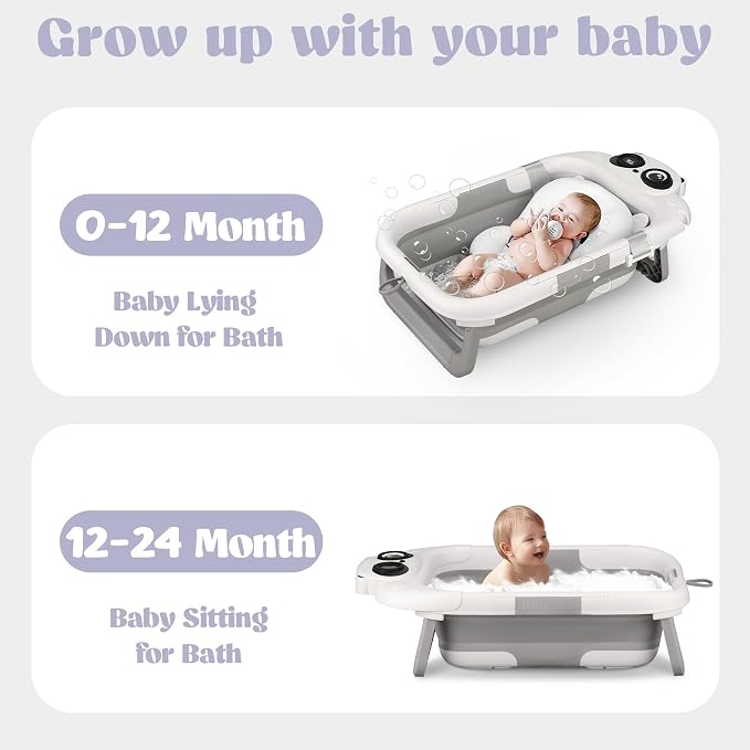 Foldable Baby Bathtub, Lightweight Bathtub - Image 3