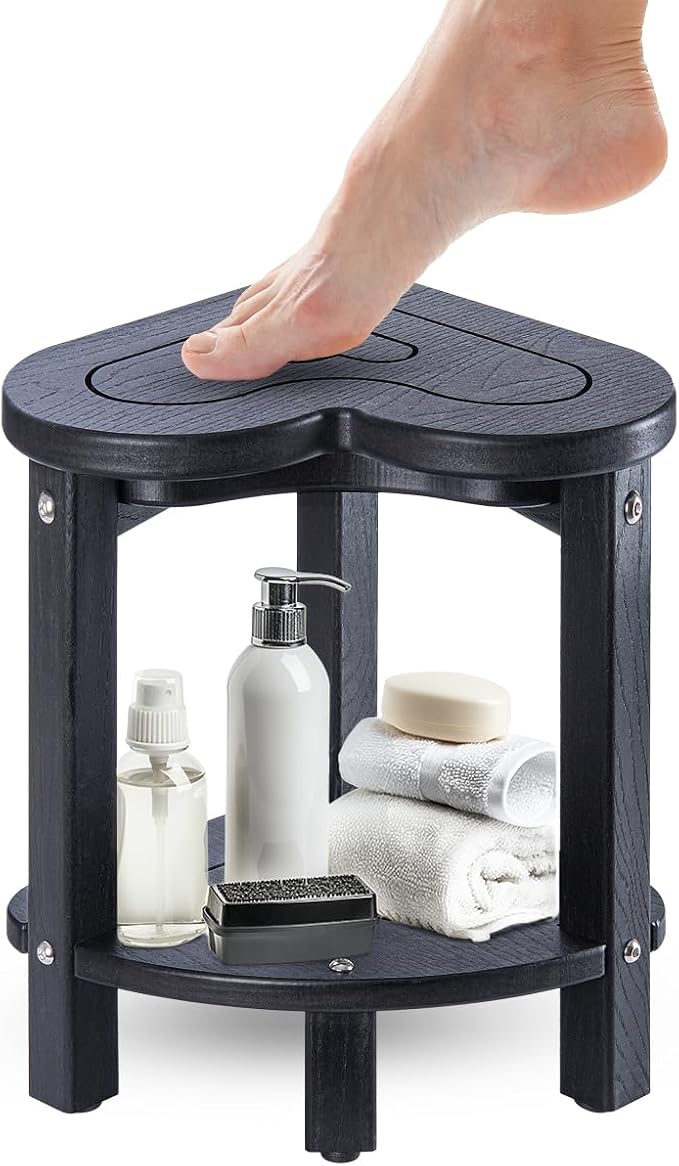 UHA Corner Shower Stool for Inside Shower by Uha