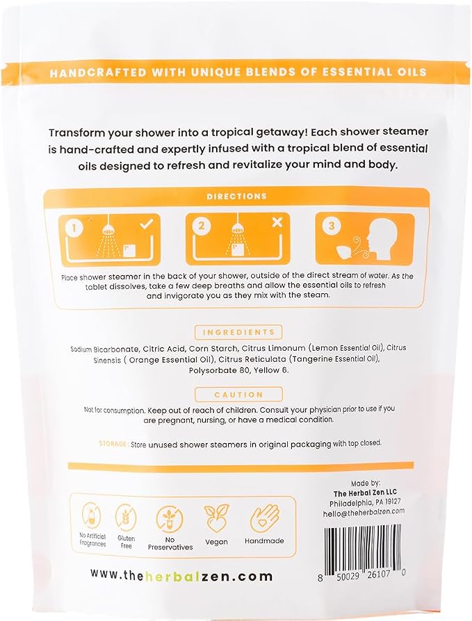 Tropical Refresh Shower Steamers Aromatherapy - Image 9