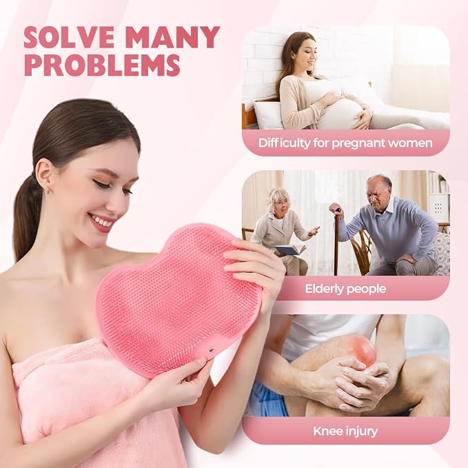 Silicone Shower Foot Scrubber Mat, 2025 Upgraded Exfoliating Bath Pad - Image 7
