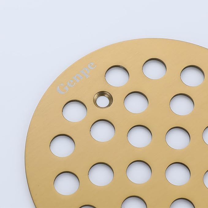 Round 4.25 Inch Screw-in Shower Drainer Cover Replacement 304 Stainless Steel - Image 3