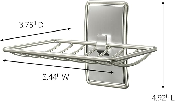 Command Soap Dish for Shower, Damage-Free Hanging, No Tools Soap Holder for - Image 2