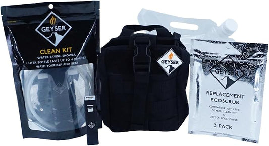 Geyser System Portable Camping Shower & Cleaning Kit by Geyser