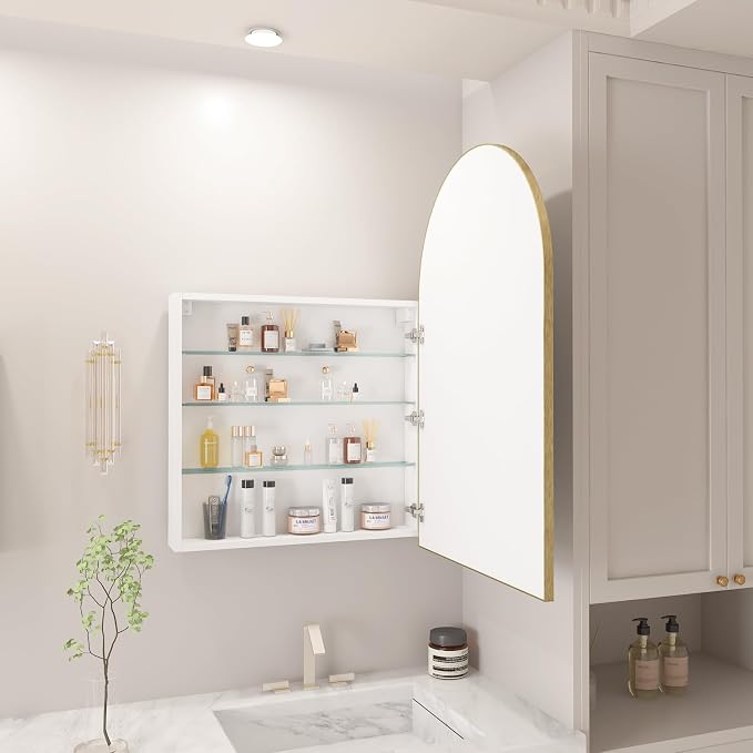 FKWin Gold Bathroom Medicine Cabinet - Image 6