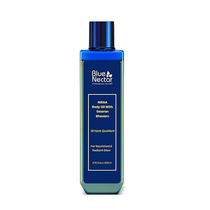 Blue Nectar Body Oil with Swaran Bhasam by BlueNectarBeautyProducts