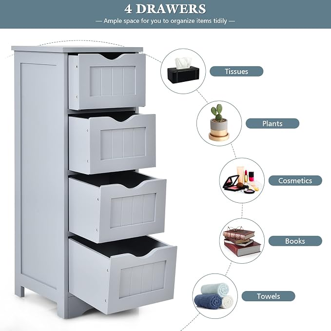 Tangkula Bathroom Floor Cabinet - Image 6