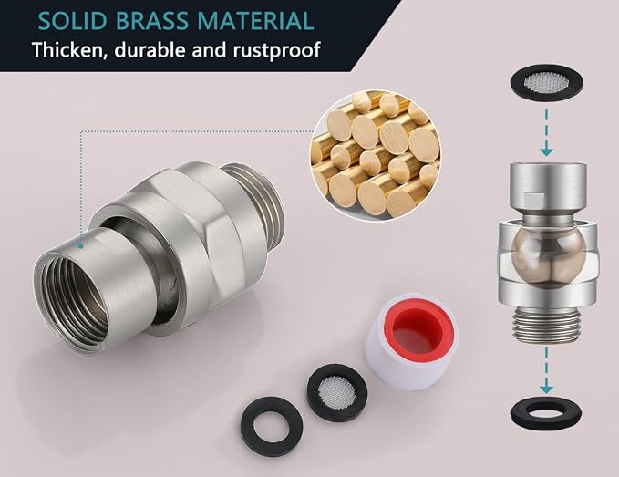 Shower Head Swivel Ball Adapter - Image 4