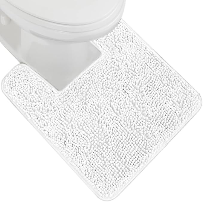 GORILLA GRIP Plush Absorbent Shaggy Chenille Bath Rug Mat by GorillaGrip