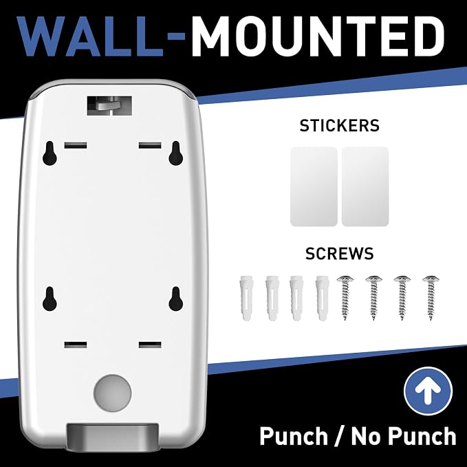 Commercial Soap Dispenser Wall Mount Manual Pump Hand Soap Dispenser 800ml Gel - Image 6