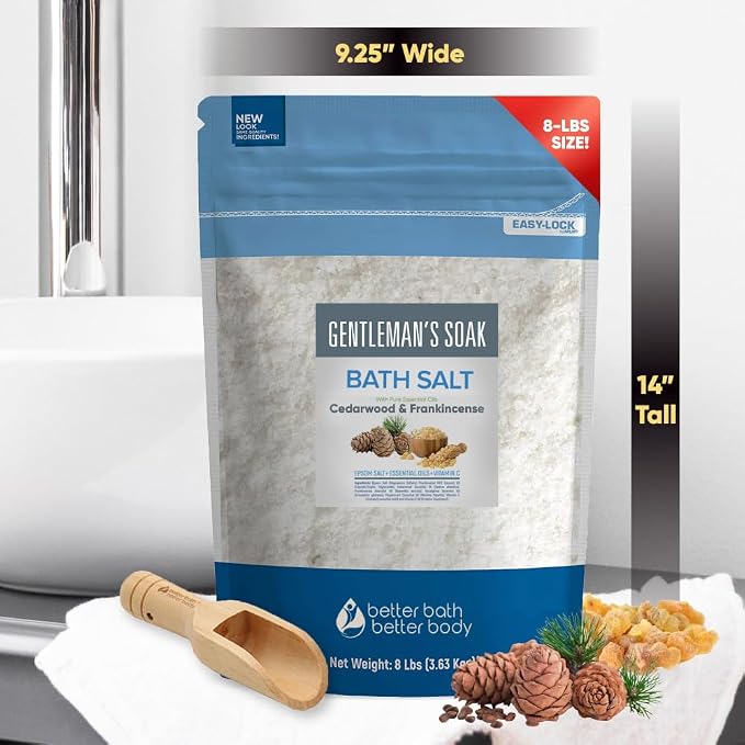 Gentleman's Bath Salt 128 Ounces Epsom Salt - Image 5