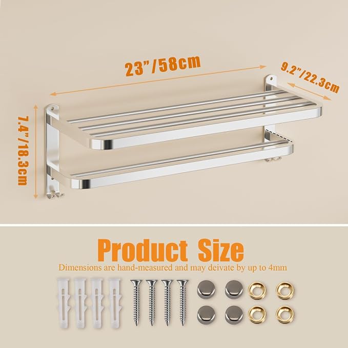 Generic NICETAKU 23inches Towel Racks - Image 2