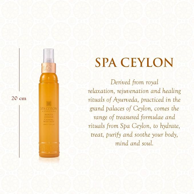 SPA CEYLON NEROLI JASMINE Calming Body Mist | Essential Oils | Aromatherapy - Image 2