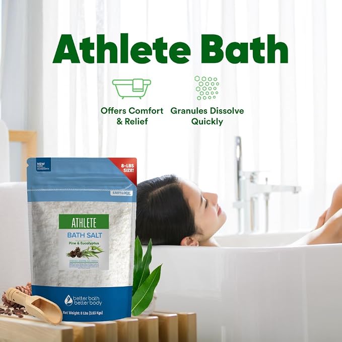 Athlete Bath Salt 128 Ounces Epsom Salt - Image 6