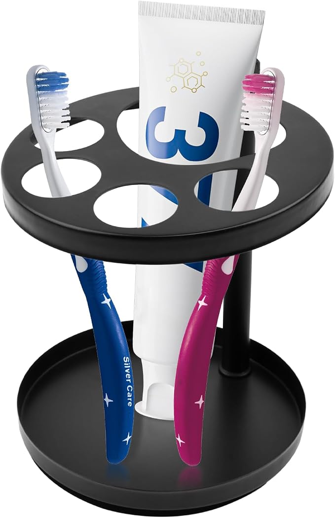 Stainless Steel Toothbrush Holder by Unknown