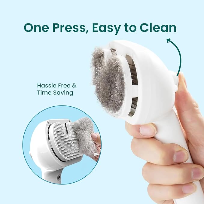 Pet Steam Brush for Dog & Cat, 3 in 1 Spray Hair Removal Comb for Shedding & - Image 6