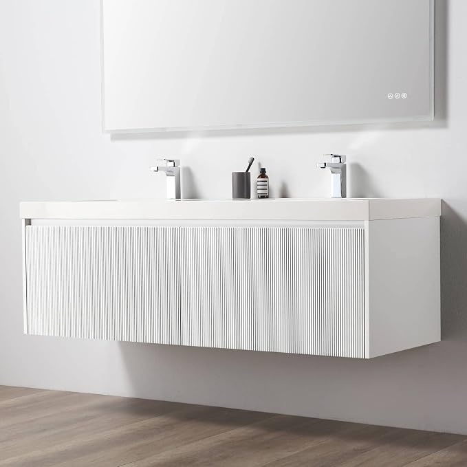 Blossom 60 Inch Double Sink Bathroom Vanity - Image 5