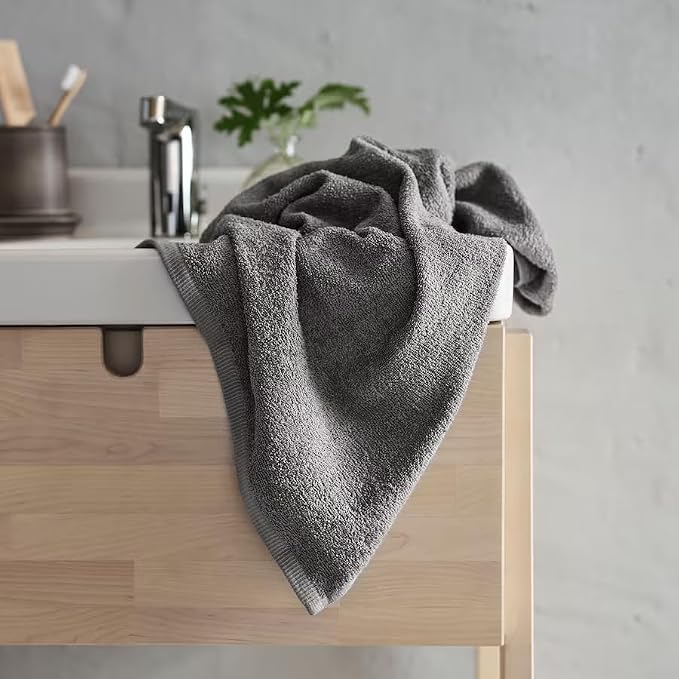 Delara 100% Organic Cotton Towels 650 GSM Plush Feather Touch Quick Dry Bath - Image 2