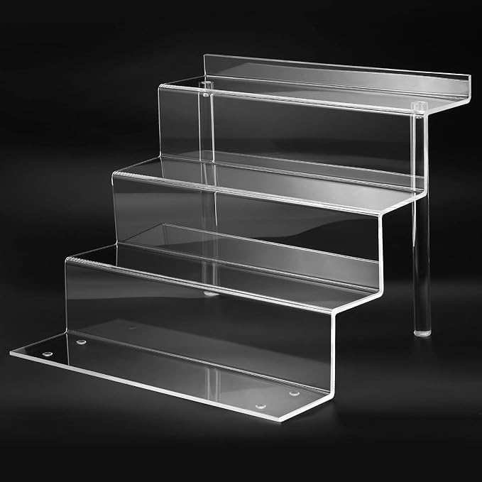 12 Inch Acrylic Shelf for Perfume Organizer, 4 Tier Funko POP Shelves, Cologne by bigantss