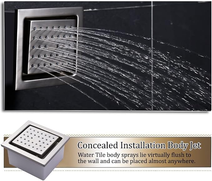 Brushed Nickel Digital Display Shower System - Image 4