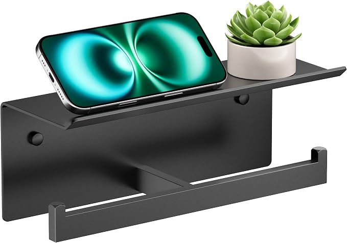 FORIOUS Black Toilet Paper Holder by FORIOUS