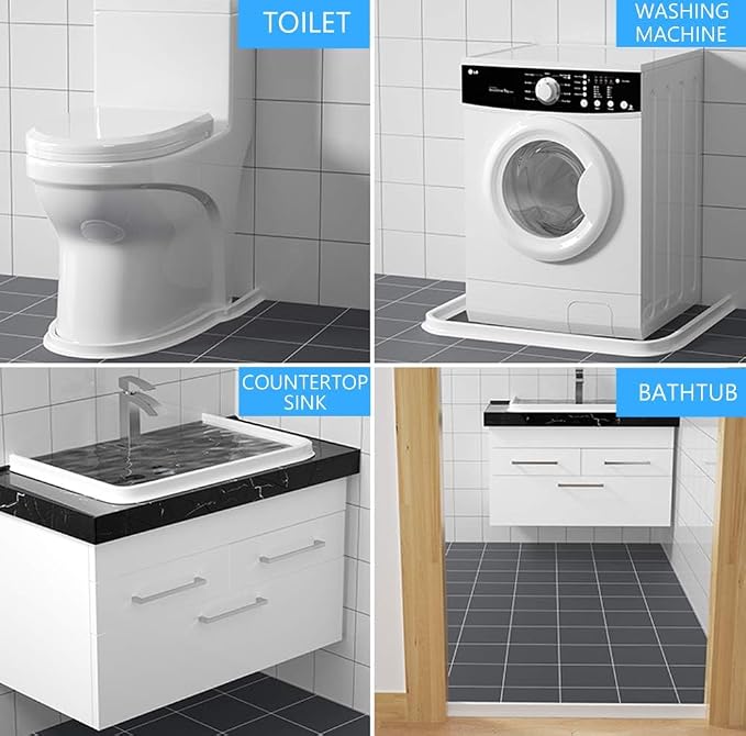 Duzzy 67 Inch Collapsible Shower Threshold Water Dam, Suitable - Image 5