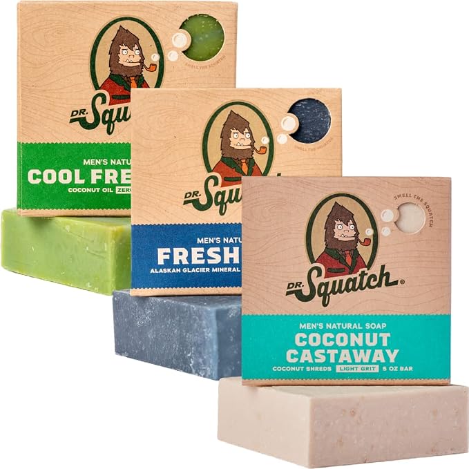 Dr. Squatch Natural Bar Soap for Men by DrSquatch