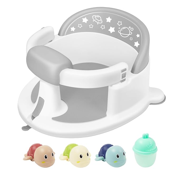 Baby Bath Seat for Babies 6 Months & up, Baby Bathtub Chair, Non-Slip Toddler by SMGZG