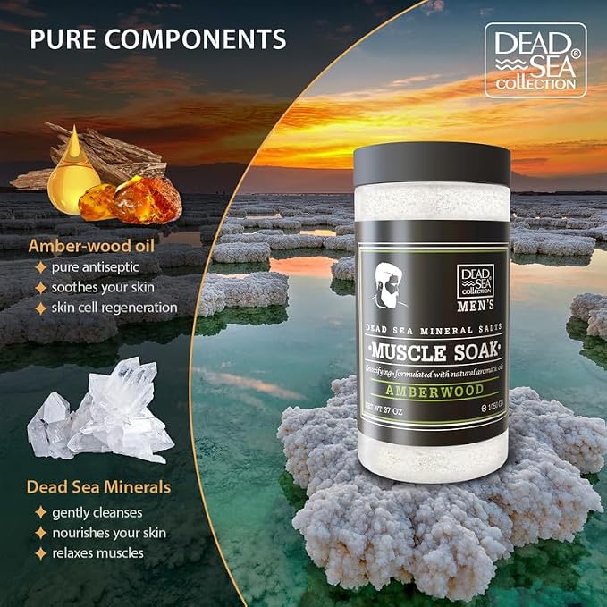 Dead Sea Collection Bath Salts for Men - Image 2