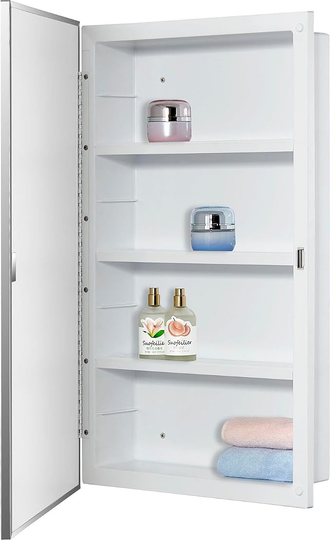 Plastic Medicine Mirror Cabinet - Image 5