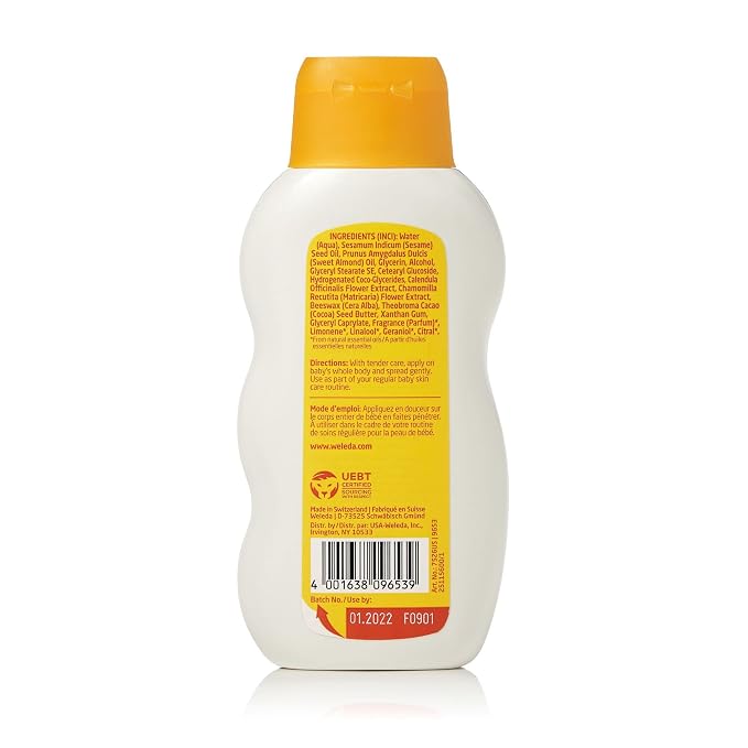 Weleda Baby Calendula 2-in-1 Shampoo, Body Wash, Comforting Lotion & Skin Food - Image 3