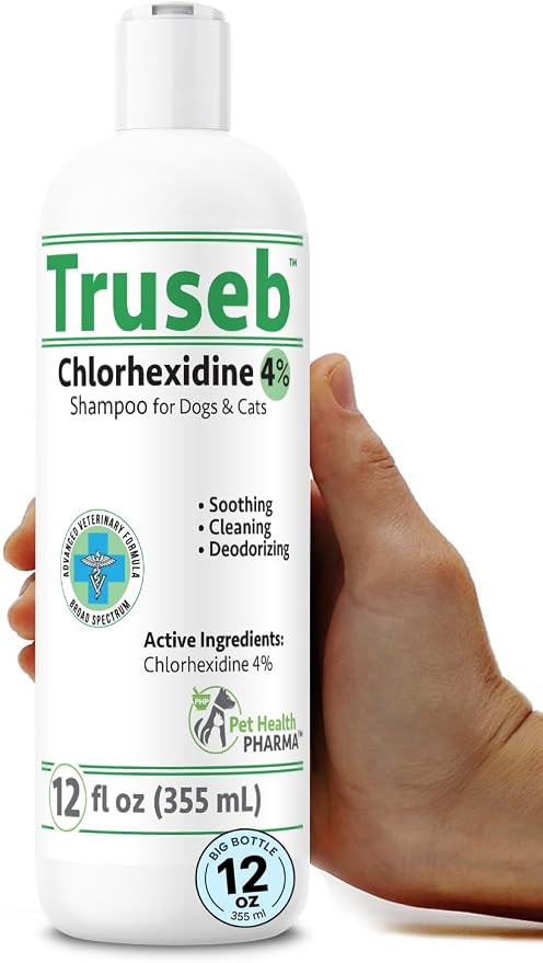 Truseb Topical Chlorhexidine 4% Shampoo by Pet+Health+Pharma