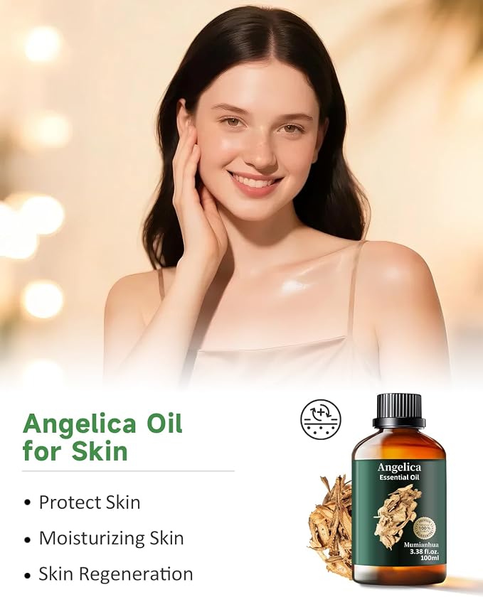 Angelica Root Essential Oil Pure Mumianhua Natural Angelica Oil - Image 3