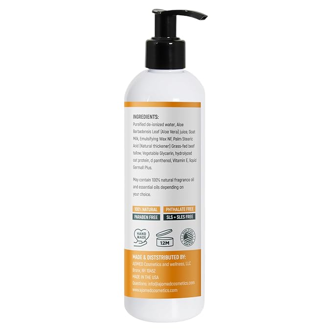 Tallow & Goat Milk Body Lotion for Sensitive Skin, Organic moisturizing Lotion - Image 4