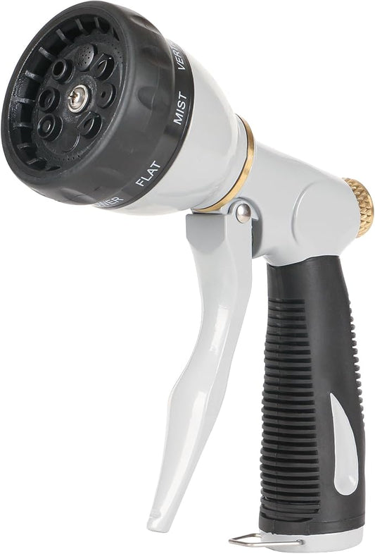 STYDDI Pro Ultra Heavy Duty Multi-Patterns Garden Hose Nozzle, All Metal Hose by STYDDI